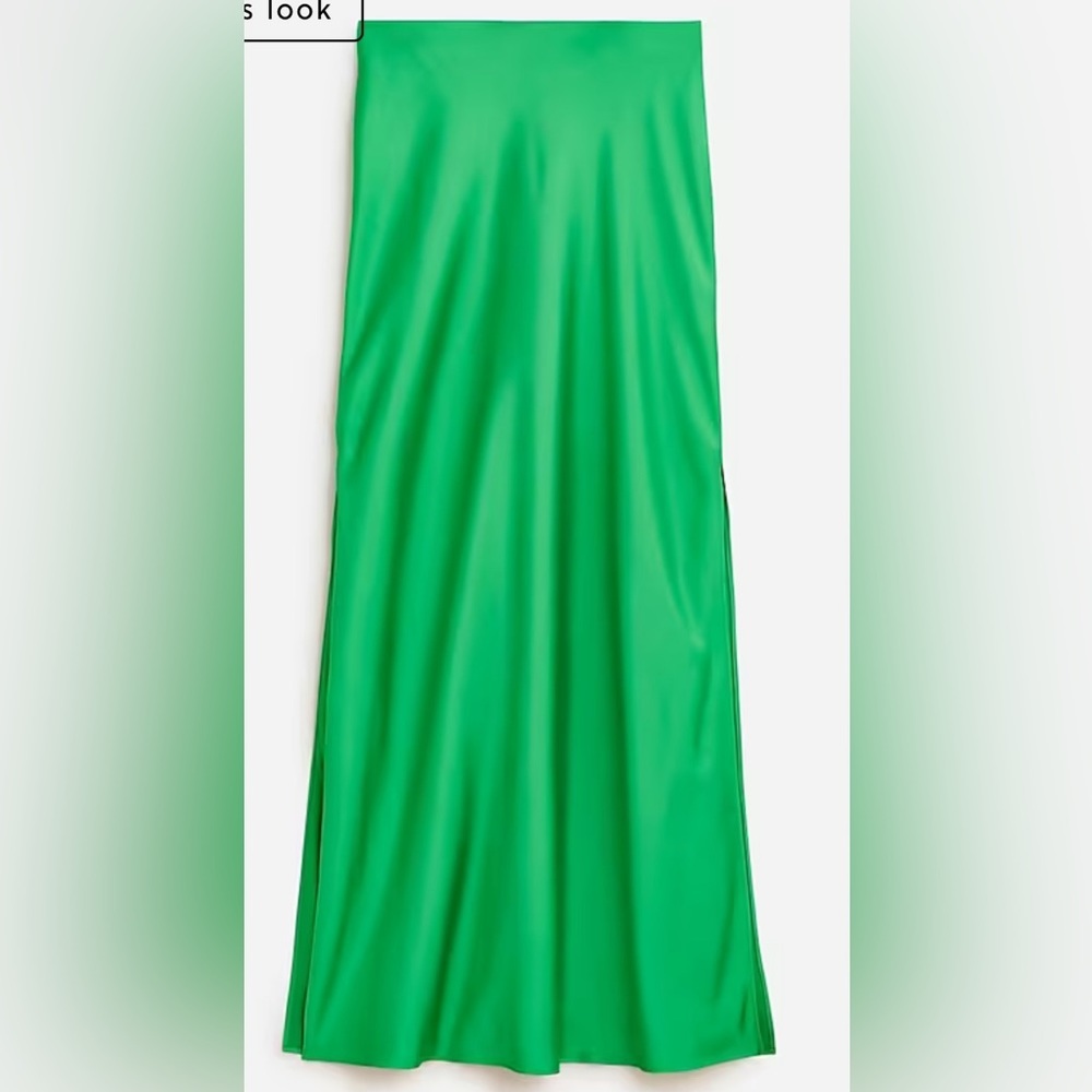 New JCrew Gwyneth long slip skirt - Picture 2 of 5